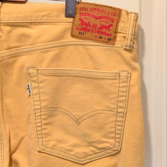 Unique Levi's 511 36x32 Men's Slim Fit Ultra Soft Cotton Jeans - Picture 4 of 6